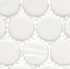 Meringue MGU-9601 Pavlova penny Round Mosaic Close Up