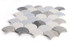 NB3806 Fish Scale Deep Ocean Marble Mosaic Angle View