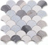 NB3806 Fish Scale Deep Ocean Marble Mosaic