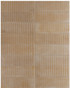 Equipe Raku Series Sand 2.5" x 8" Ceramic subway tile with stripes