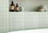 Wafer Series WFR-1283 Teya, Green tone bathroom wall tile installation