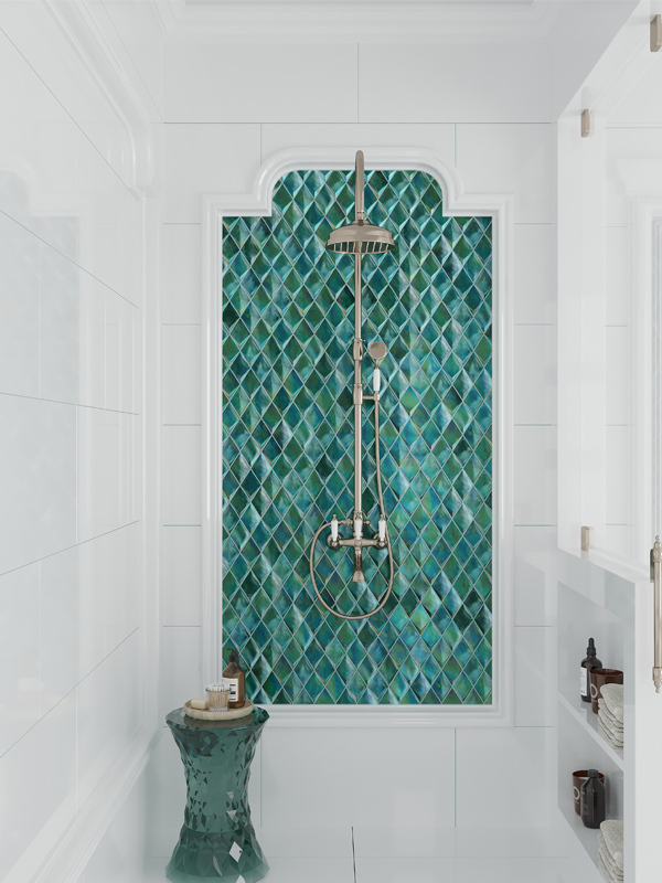 Green Bathroom Tiles