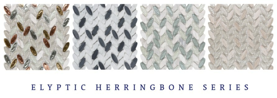 Elyptic Herringbone Tiles
