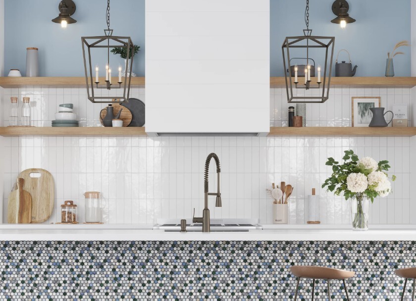 White Backsplash Tiles
