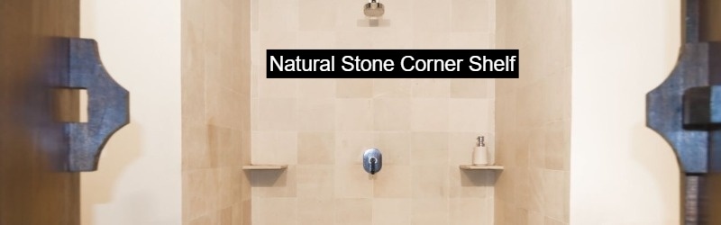 Natural Stone Corner Shelf