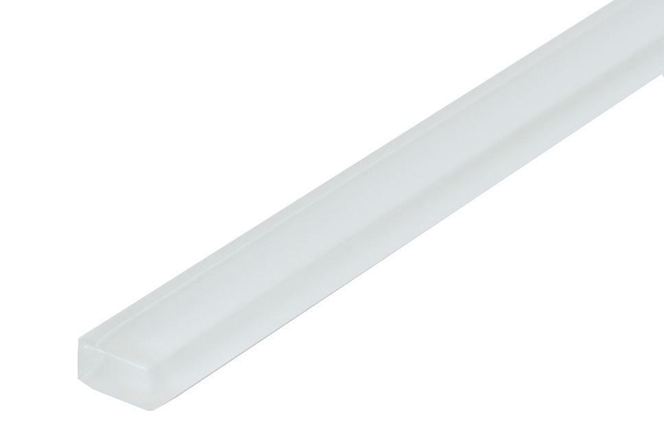 Glass Tile Liner Bar 5/8 x 8 White 530448 BELK Tile
