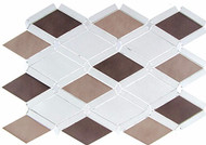 Bella Glass Tiles Falling Star Series Aluminum Ash Sable