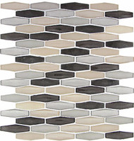 Bella Glass Tiles Modern Pyramids Royal Tweed