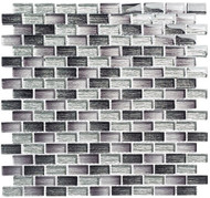 Bella Glass Tiles Metro Series MTR-3342 Lucas Midnight