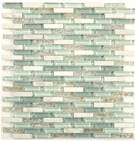 Bella Glass Tiles Bella Glass Tiles Jewel Series J-605 Sky Topaz