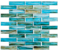 Bella Glass Tiles Oyster Cove Series Inspiration Teal OTC1202