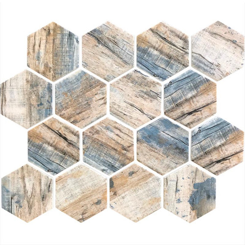 MIR Mosaic Nantucket Series Surfside Hex NNH-05BL