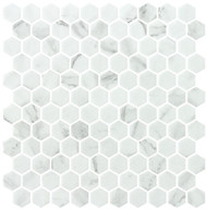 Grenada Views 1 inch hexagon recycled glass mosaic GV5401 Armor Point