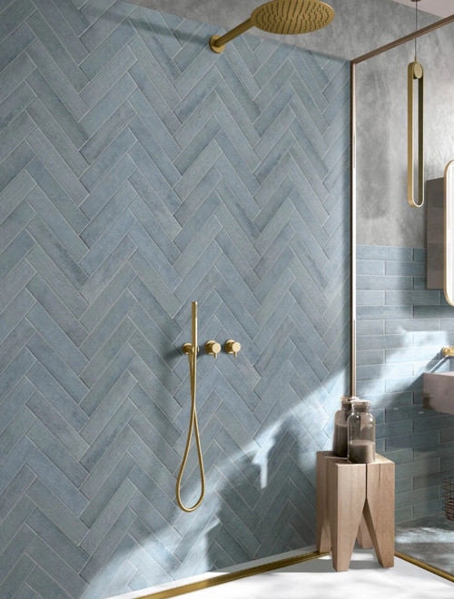Zula Blue 3x12 Matte Porcelain Wall Tile – Reya Series | BELK Tile