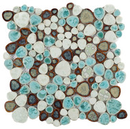 NB430 Grass Pebble Mosaic Tile