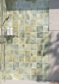 Splash Series Celadon Glossy SPL-CEL-GL outdoor shower wall tile install