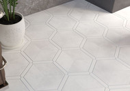 Serra SRA-6391 Charlie Hex 9 x 10 Matte Tile Floor Installation