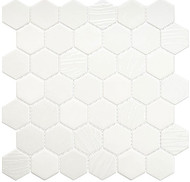 Meringue MGU-9602 Swissel hexagon Recycled Mosaic Tile