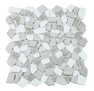 NB3887 Broken Pebble Loft Glass and Stone Mosaic