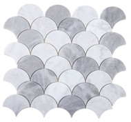 NBO1022 Fish Scale Dusk Marble Mosaic