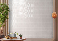 Finestra Collection FST-1251 Highlight 8 x 8 Accent wall tile installation photo