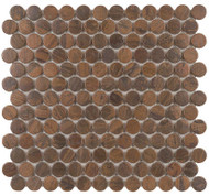 UBC Antique Copper Tile Backsplash Nickels Mosaic 525-005