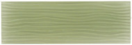 Bella Glass Tiles Crystile Wave Glass Subway 4 x 12 Fog