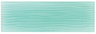 Bella Glass Tiles Crystile Wave Glass Subway 4 x 12 Soft Mint