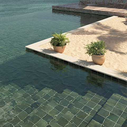 Swimming Pool Tiles Image Banner