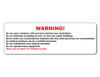 Warning Labels - Generic - 1, Warning Labels - Generic - 1,000 Count000 Count