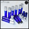 Blue Roller Bottles for Essential Oils (12 PACK) - Roll-On Leakproof Empty Roller Bottles with Stainless Steel Inserts - Oils and Aromatherapy (10ml)