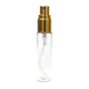 20 Pack Set 10ML Protable Refill Bulk Atomizer Spray Travel Perfume Bottle Hydrating Empty Bottle (Gold Caps)