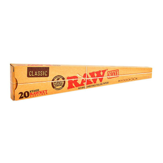 RAW Pre-Rolled Cones Pack - 20 Stage Rawket Launcher