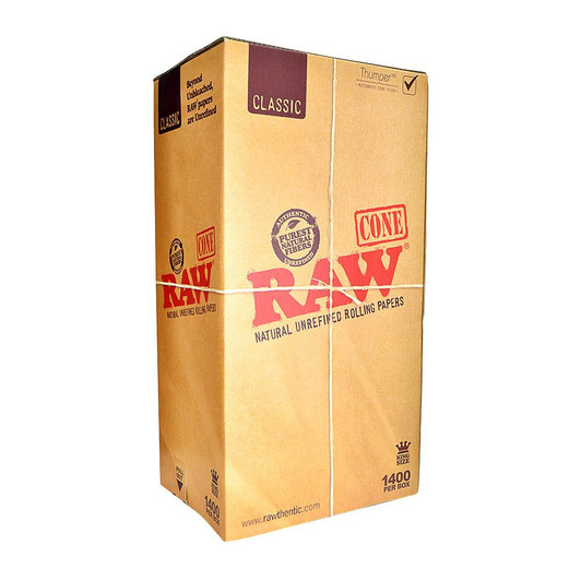 RAW Pre-Rolled Cones - King Size - 1,400 Count