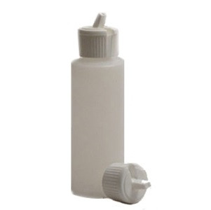 Natural HDPE Plastic Bottle 4oz w/ Fliptop