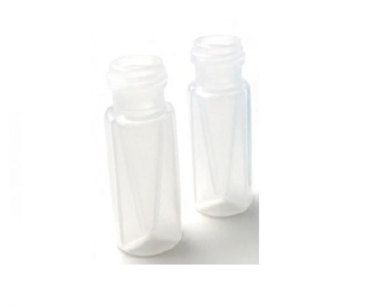 Crimp Top 11mm Clear Glass 0.3mL HPLC Autosampler Vials w/ Micro-Insert - Pack of 100