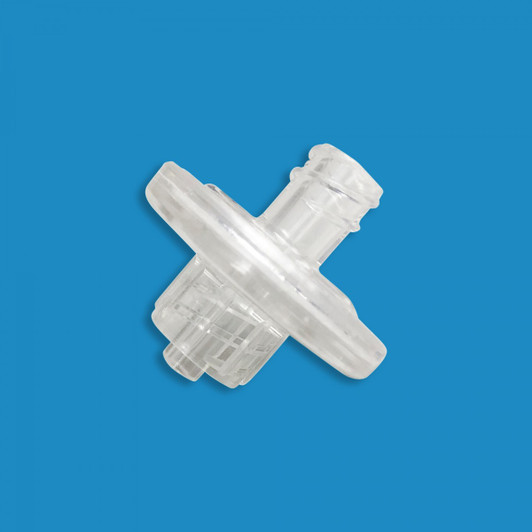 PTFE Syringe Filters, 1 um, 20mm, Threaded Double Luer Lock, ABS Housing, sterile, 1000 per pack