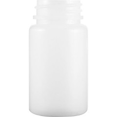 Case of 290 - 200 cc white HDPE plastic pill packer bottle with 38-400 neck finish