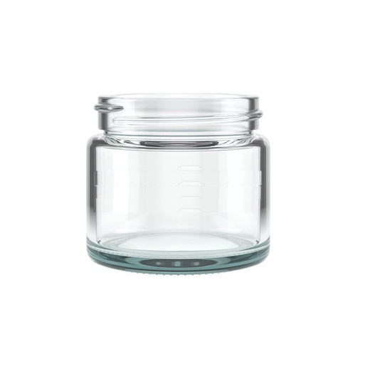 2oz -Straight Sided Clear Glass Jars 50mm - 200 Count with CRC Lids