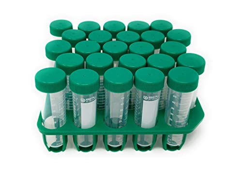 SPL 50ml Conical Centrifuge Tube PP/HDPE with PP Racks, Sterile,Non - pyrogenic, Non - cytotoxic, DNase/RNase - Free, Human DNA - Free (12 Racks (300 Tubes))
