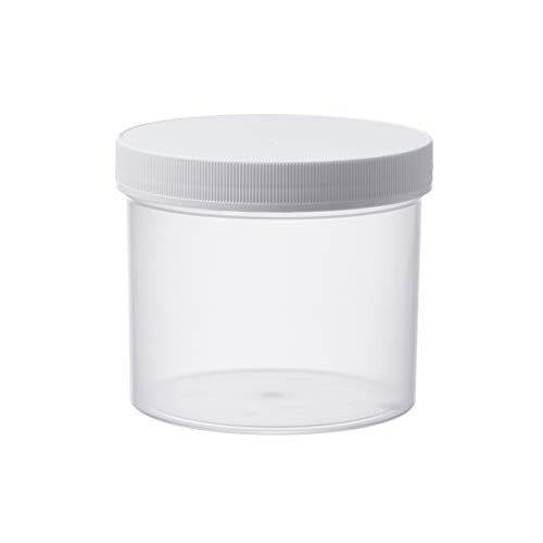 Plastics 42420 Wide-Mouth Jar with Cap, 32 oz, Natural, 40 Piece