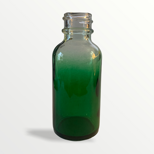 1 oz Green-shaded clear glass bottle - Case of 180