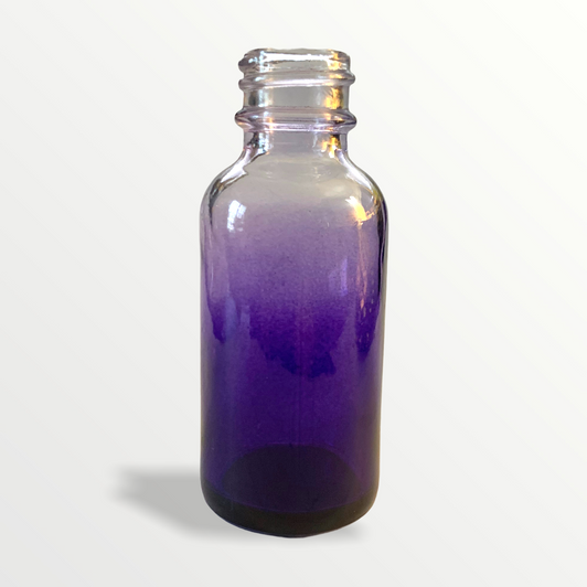 1 oz Purple-shaded clear glass bottle - Case of 180