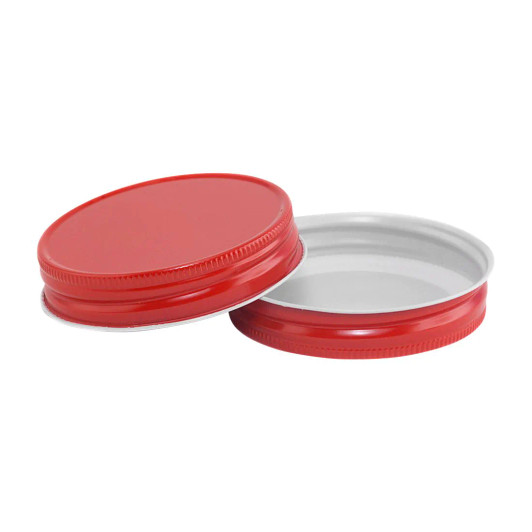70-450 Red Plastisol CT Mason Jar Lid- Bag of 200