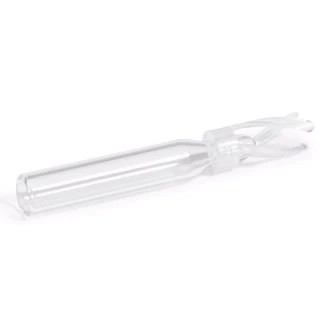 Vial insert, 150 µL, glass with polymer feet, for 2 mL standard opening (8 mm) screw top vials, 100/pk Insert size: 4.8 x 28 mm
