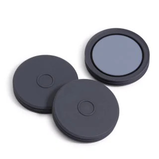 Septa, headspace, 20 mm, gray molded PTFE/black butyl, 100/pk. Septum size: 20 mm