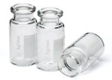 Vial, crimp top, headspace, clear, graduation marks and write-on spot, flat bottom, certified, 10 mL, 23 x 46 mm, 100/pk. Vial size: 22.75 x 46 mm (20 mm cap)
