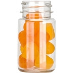 ($.69 ea Pk 410) 150 cc clear PET pill packer UV protection bottle with 38-400 neck finish