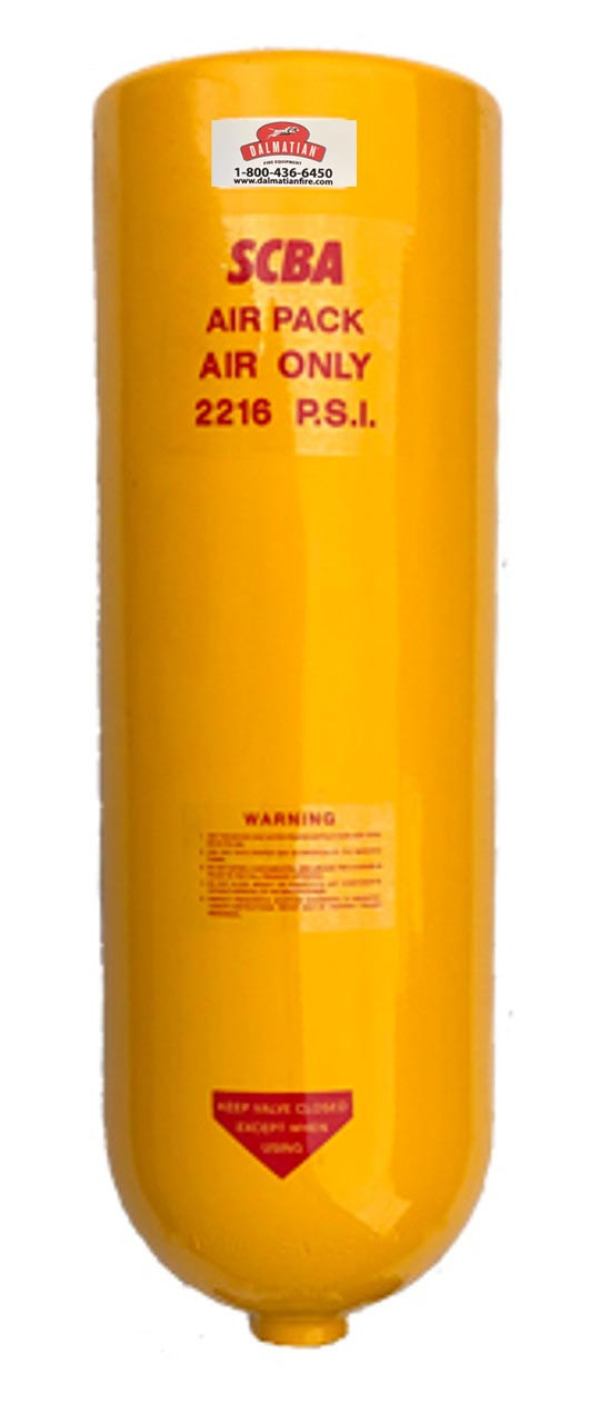 Yellow Aluminum Cylinder - 30minute/2216psi MSA Only