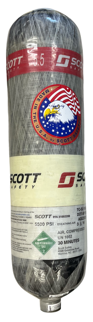 30minute/5500psi 2013 Scott Cylinder Front View  30minute/5500psi 2013 Scott Cylinder Front View